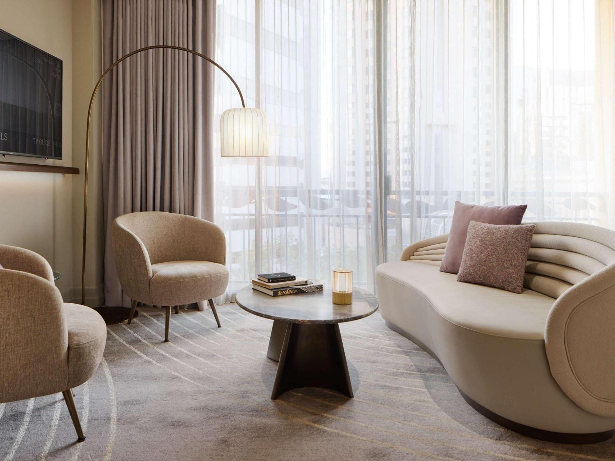 The Playford Adelaide - Mgallery Exteriör bild A living room at the hotel